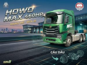 Howo Max 460hp cầu dầu