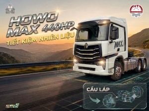 HOWO MAX 440HP CẦU LÁP