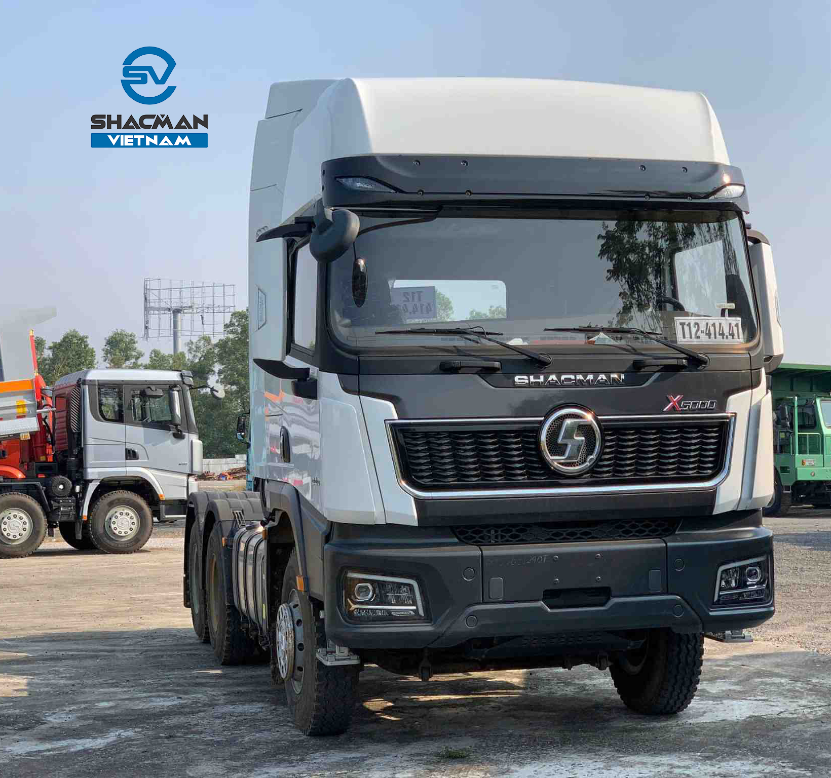 XE ĐẦU KÉO SHACMAN X5000 6X4 CUMMINS 440HP CẦU DẦU