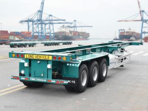 Sơ mi rơ mooc Xương CIMC DONGGUAN - 45 Feet - 10 Gù - 12R22.5