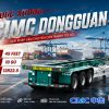 Sơ mi rơ mooc Xương CIMC DONGGUAN - 45 Feet - 10 Gù - 12R22.5