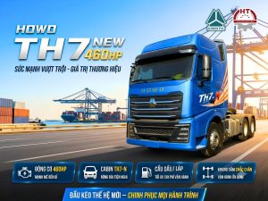 Đầu kéo HOWO TH7 NEW – 460Hp - Cầu Láp/Dầu