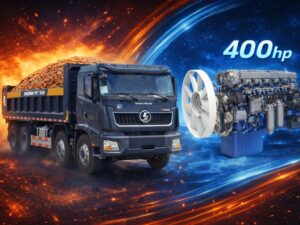 XE BEN SHACMAN X5000 8X4 WEICHAI 400HP THÙNG VUÔNG