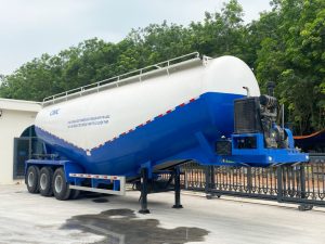 Sơ mi rơ mooc Xi téc chở Xi măng rời/Bụi thép CIMC – 47m3 – 12.00R20