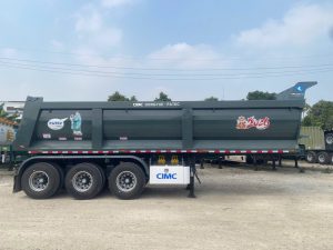 Sơ mi rơ mooc Ben CIMC DONGYUE - Thùng U - 25m3 - 12R22.5 (Tải tự đổ)