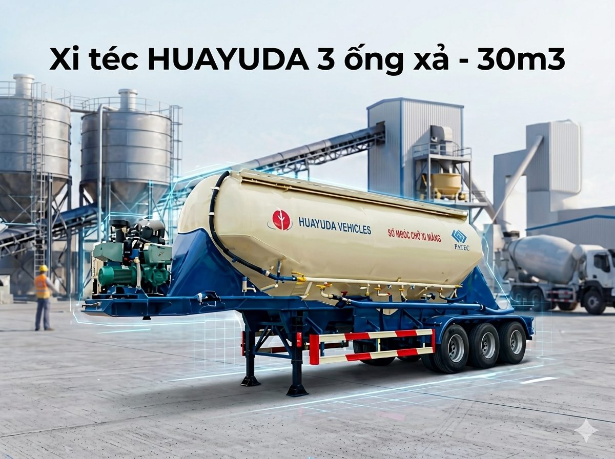 SƠ MI RƠ MOOC XI TÉC CHỞ XI MĂNG HUAYUDA