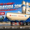 Sơ mi rơ mooc Bồn chở Xi măng rời HUAYUDA - 30m3 - 3 Rốn (Xi téc xi măng rời HUAYUDA - 3 ống xả)