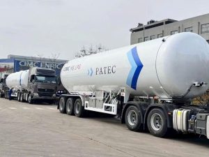 Sơ mi rơ mooc bồn chở Gas LPG CIMC - 52m3 - 12R22.5 (Mooc bồn chở khí Gas LPG)