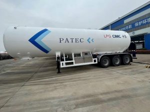 Sơ mi rơ mooc bồn chở Gas LPG CIMC - 52m3 - 12R22.5 (Mooc bồn chở khí Gas LPG)