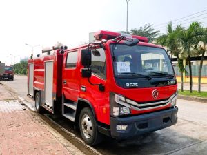 Xe chữa cháy DONGFENG 5m3 – Hàng nhập khẩu nguyên chiếc (Xe cứu hỏa Dongfeng 5 khối)