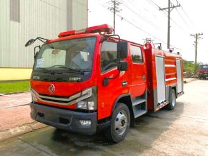 Xe chữa cháy DONGFENG 5m3 – Hàng nhập khẩu nguyên chiếc (Xe cứu hỏa Dongfeng 5 khối)