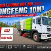 Xe quét đường hút bụi DONGFENG 10 khối – 4×2 – Nhập khẩu nguyên chiếc (Xe quét đường hút bụi Dongfeng nhập khẩu 10m3)