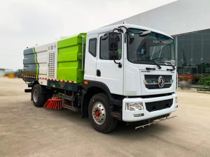 Xe quét đường hút bụi DONGFENG 10 khối – 4×2 – Nhập khẩu nguyên chiếc (Xe quét đường hút bụi Dongfeng nhập khẩu 10m3)