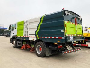 Xe quét đường hút bụi DONGFENG 10 khối – 4×2 – Nhập khẩu nguyên chiếc (Xe quét đường hút bụi Dongfeng nhập khẩu 10m3)