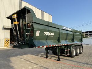 Sơ mi rơ mooc Ben SOOSAN – Thùng Tròn – 29m3 – 12R22.5