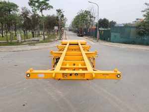 Sơ mi rơ mooc Xương CIMC HUAJUN – 40 Feet – 3 Trục – 12 Gù – 12R22.5