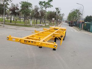 Sơ mi rơ mooc Xương CIMC HUAJUN – 40 Feet – 3 Trục – 12 Gù – 12R22.5