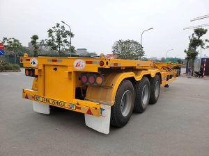 Sơ mi rơ mooc Xương CIMC HUAJUN – 40 Feet – 3 Trục – 12 Gù – 12R22.5