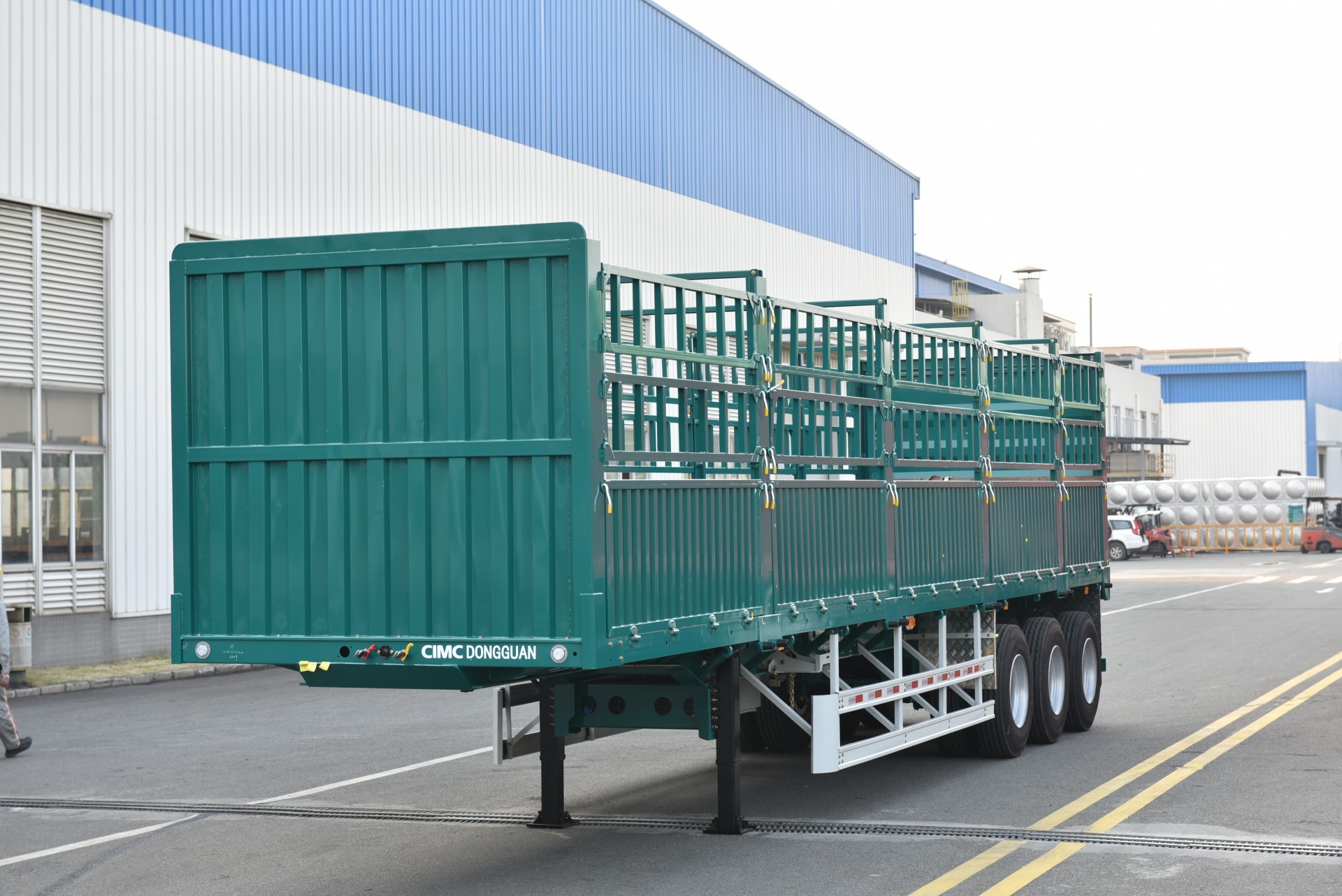 Sơ mi rơ mooc Lồng 3 Trục CIMC DONGGUAN - 40 Feet - 12.4m - 7.8 tấn (Mooc Lồng 3 Trục CIMC 12.4m 7.8 tấn) - Ảnh 5