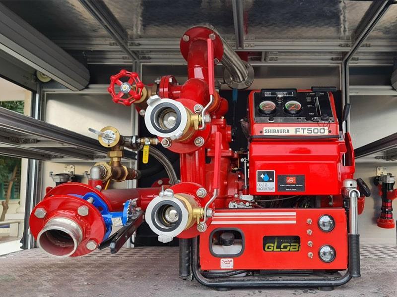 Xe chữa cháy DONGFENG 5m3 – Hàng nhập khẩu nguyên chiếc (Xe cứu hỏa Dongfeng 5 khối)