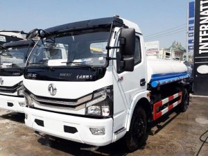 Xe tưới nước rửa đường DONGFENG 5m3 – 4×2 – Nhập khẩu nguyên chiếc (Xe tưới nước rửa đường Dongfeng nhập khẩu 5 khối)