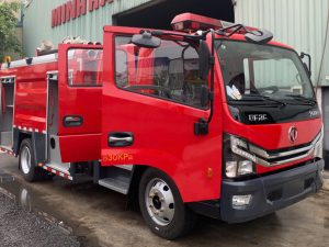Xe chữa cháy DONGFENG 5m3 – Hàng nhập khẩu nguyên chiếc (Xe cứu hỏa Dongfeng 5 khối)