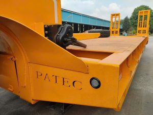 Sơ mi rơ mooc 3 Trục TIANRUI - Thang thủ công - 59 Tấn - Ngang 3.3m - 11.00R20 (Fooc Siêu trường Siêu trọng 3 Trục TianRui)
